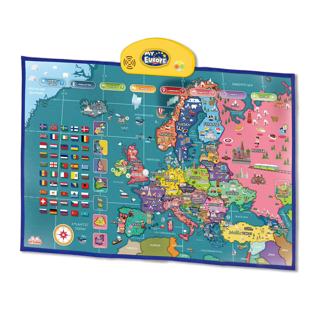 BEST LEARNING i-Poster: My Europe Interactive Map - BEST LEARNING