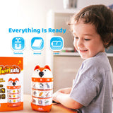 A cute little boy looking at BEST LEARNING Twirlzzle: Alphabet Fun