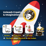 BEST LEARNING Twirlzzle: Alphabet Fun sentence building example