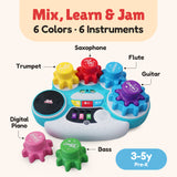 BEST LEARNING Music Gear Mixer - Kids DJ Mixer Table and Music Toy