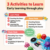 BEST LEARNING Music Gear Mixer - Kids DJ Mixer Table and Music Toy