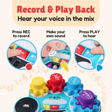 BEST LEARNING Music Gear Mixer - Kids DJ Mixer Table and Music Toy