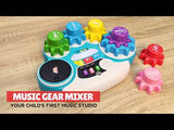 BEST LEARNING Music Gear Mixer - Kids DJ Mixer Table and Music Toy