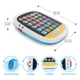 BEST LEARNING Touch & Learn Tablet - Product measurement, specification photo