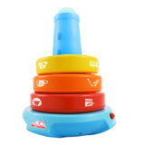 BEST LEARNING Stack & Learn with 3 colorful rings, yellow, orange and red